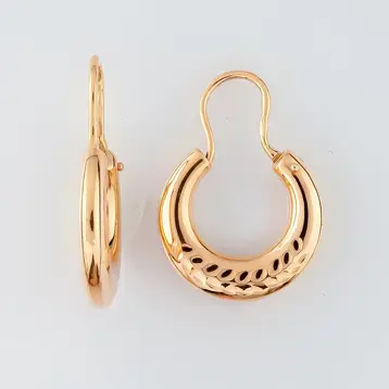 Серьги из красного золота 585 пробы