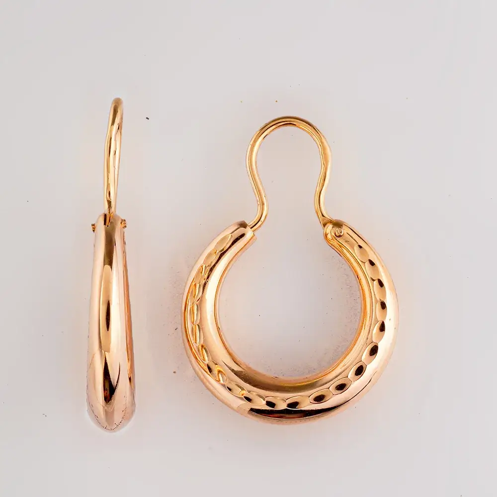 Серьги из красного золота 585 пробы