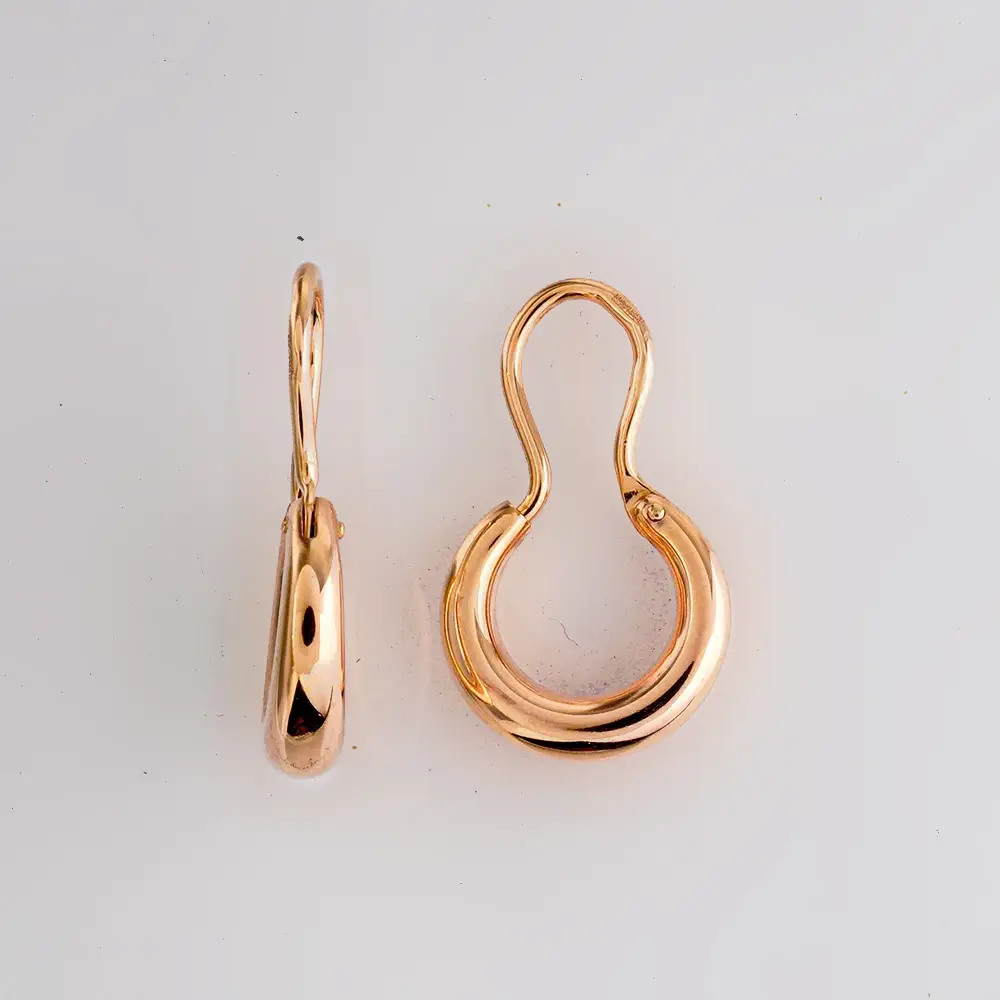 Серьги из красного золота 585 пробы