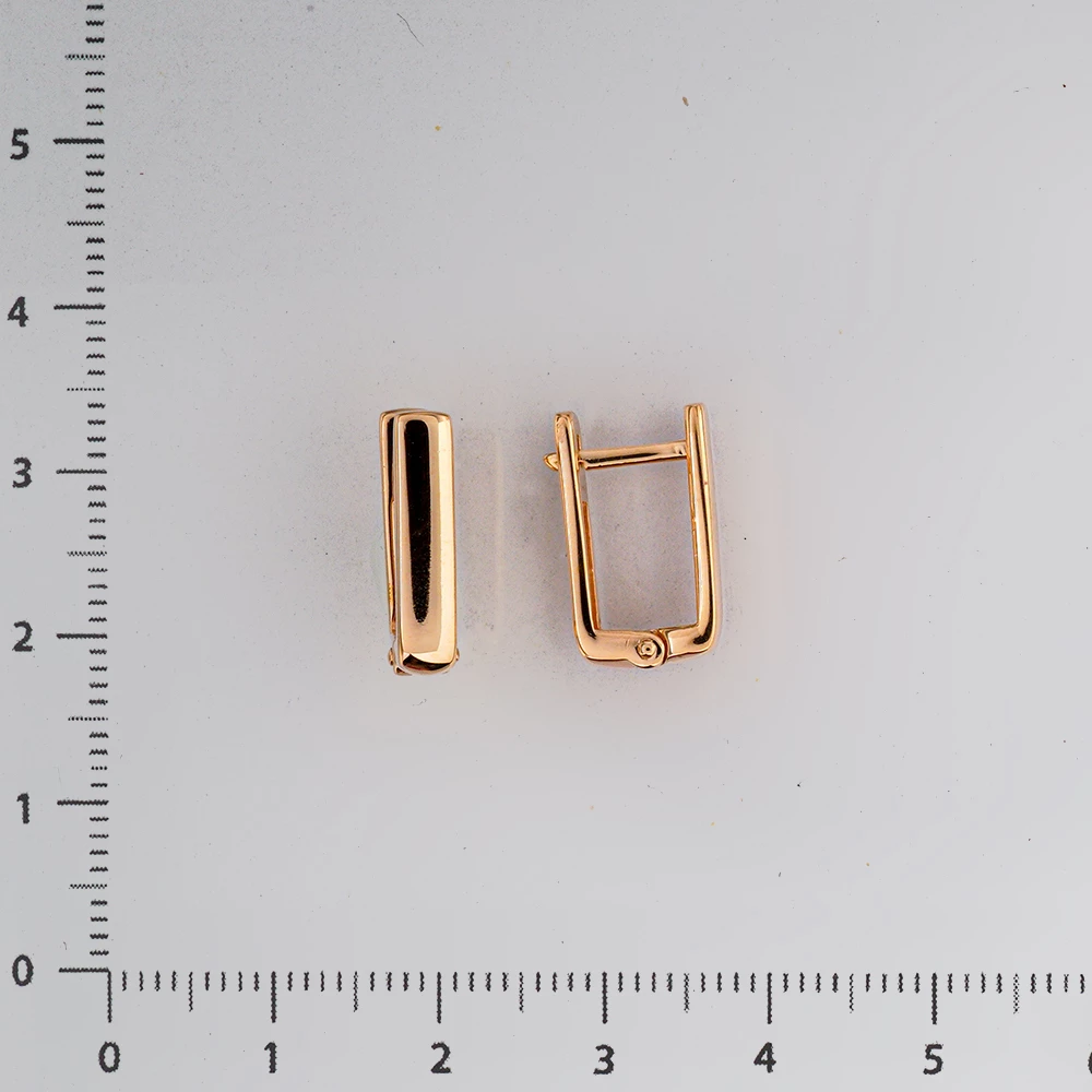 Серьги из красного золота 585 пробы