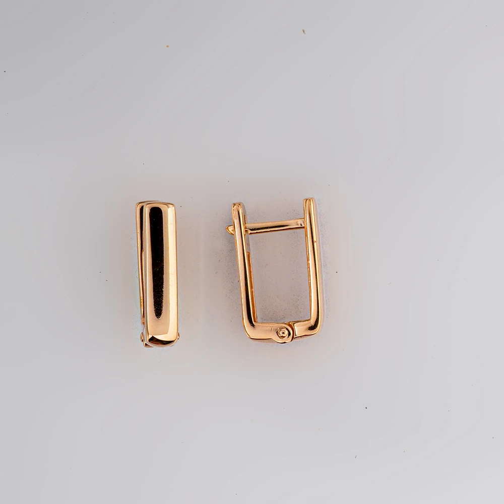 Серьги из красного золота 585 пробы