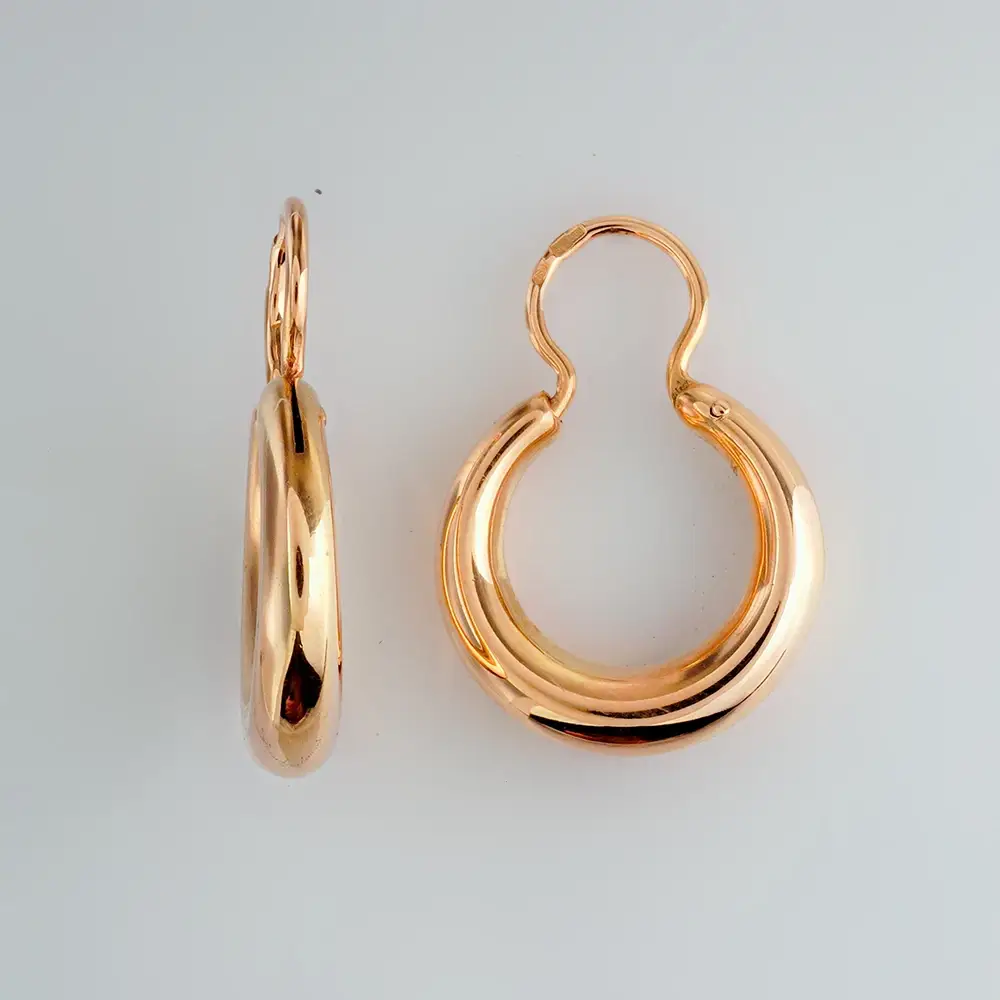 Серьги из красного золота 585 пробы