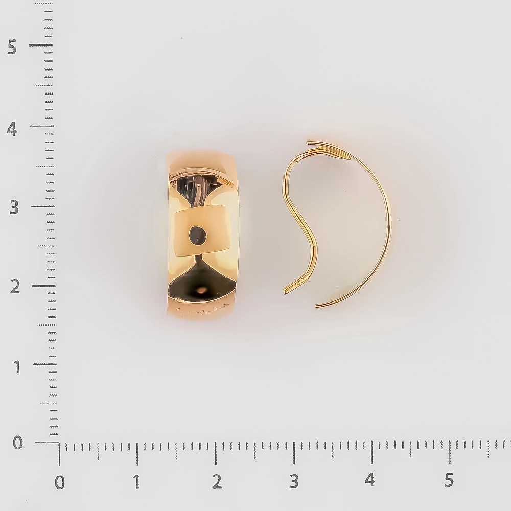 Серьги из красного золота 583 пробы