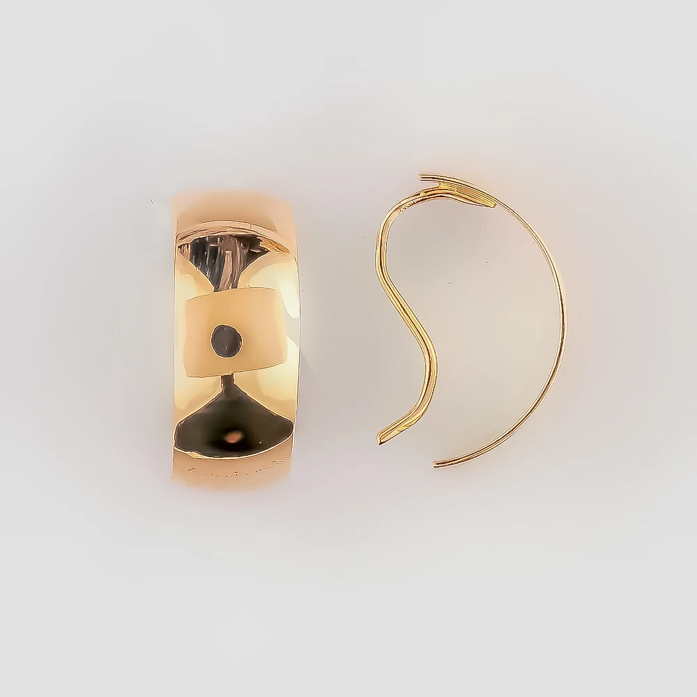 Серьги из красного золота 583 пробы