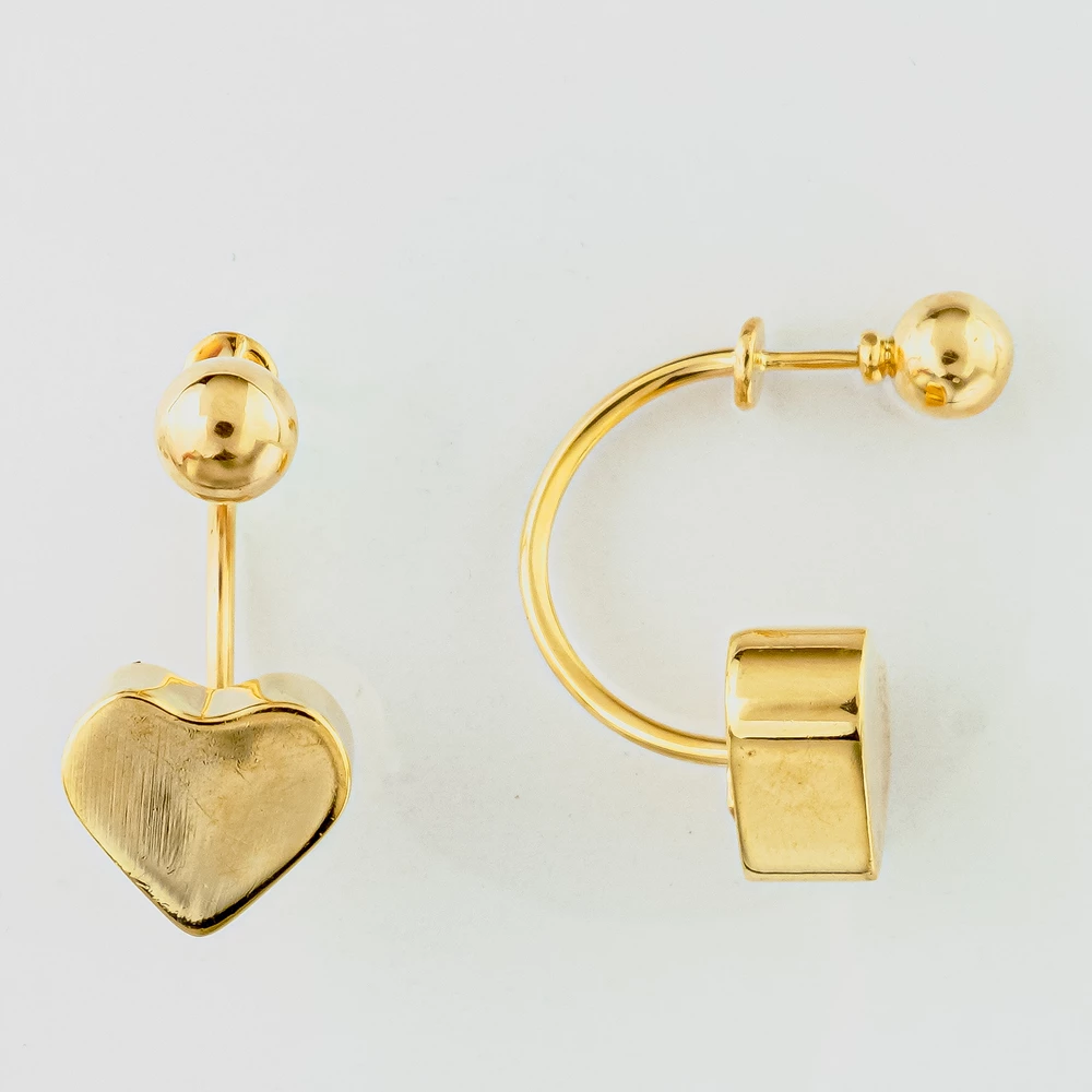 Серьги из желтого золота 585 пробы
