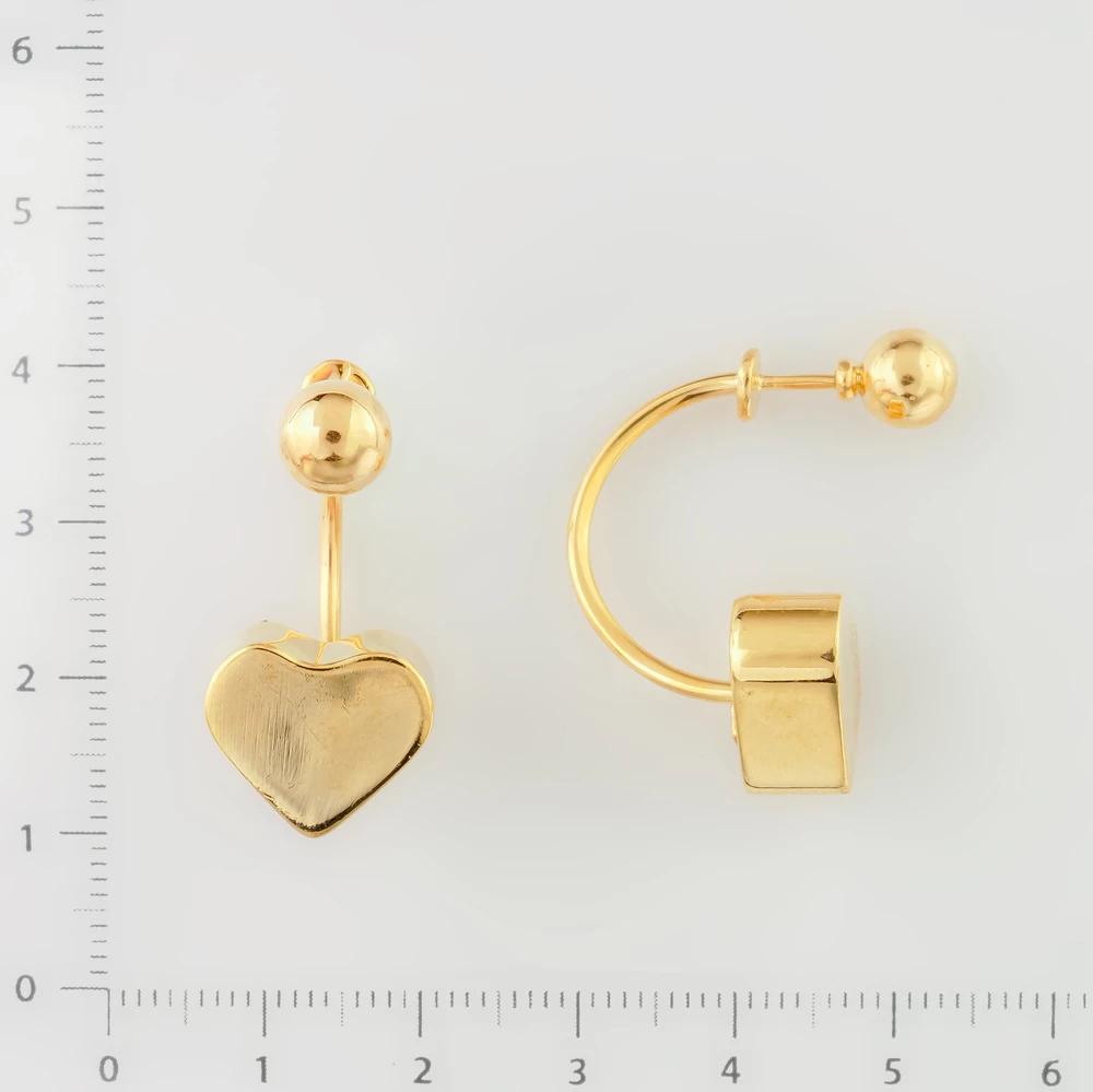 Серьги из желтого золота 585 пробы