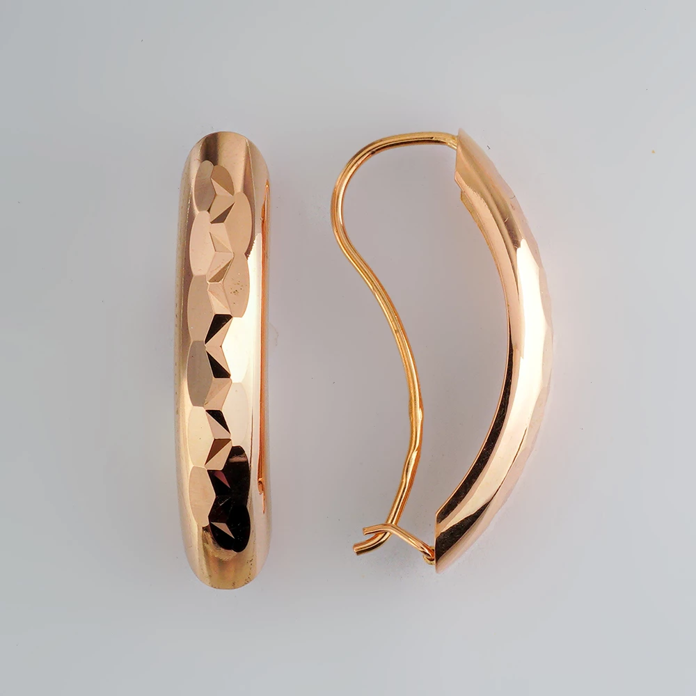 Серьги из красного золота 585 пробы