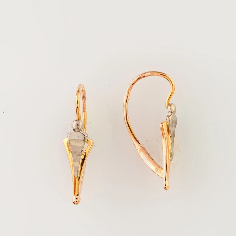 Серьги из красного золота 583 пробы