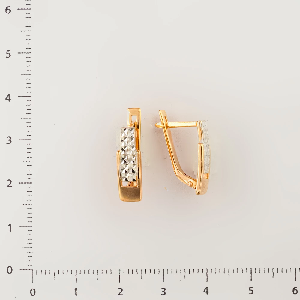 Серьги из красного золота 585 пробы