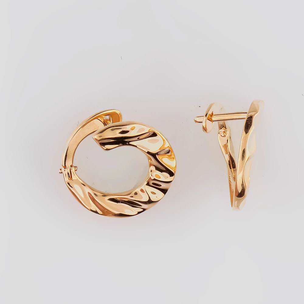 Серьги из красного золота 585 пробы