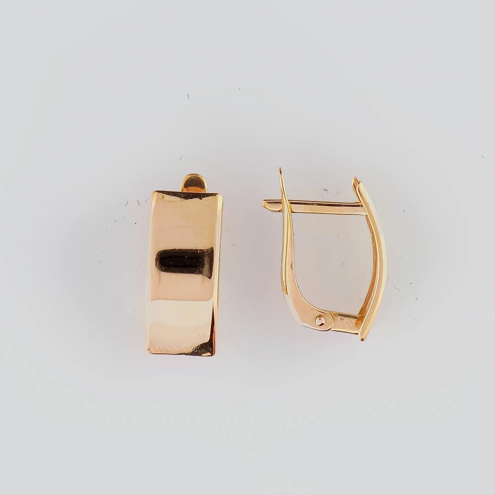 Серьги из красного золота 585 пробы