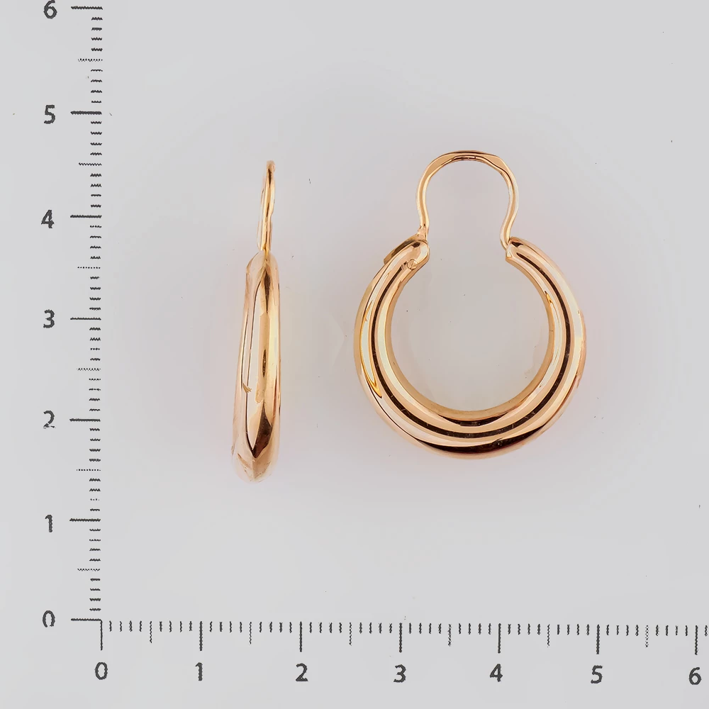Серьги из красного золота 583 пробы