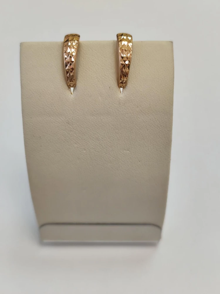 Серьги из красного золота 585 пробы