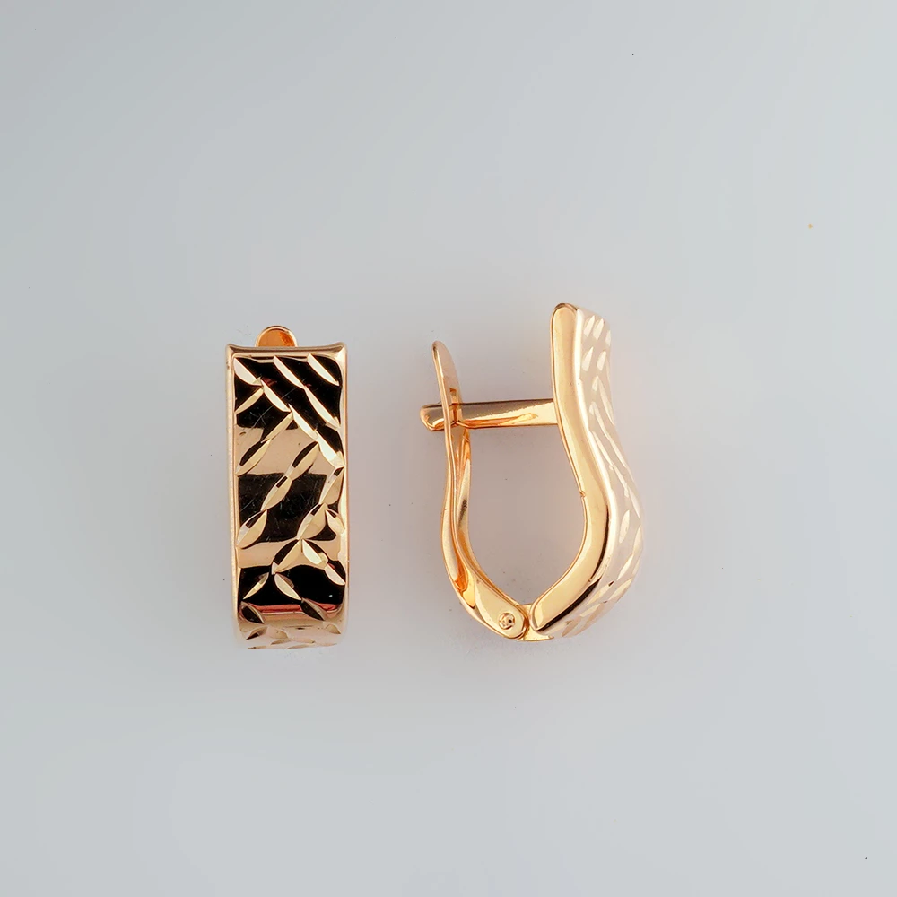 Серьги из красного золота 585 пробы