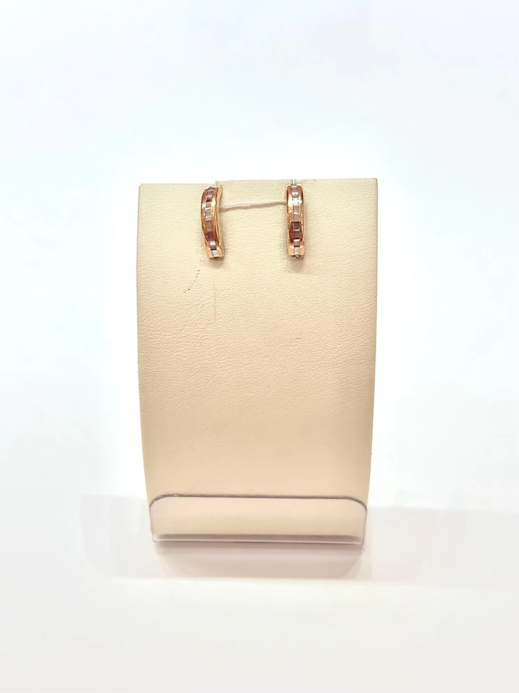 Серьги из красного золота 585 пробы