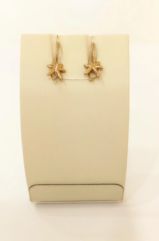 Серьги из красного золота 583 пробы