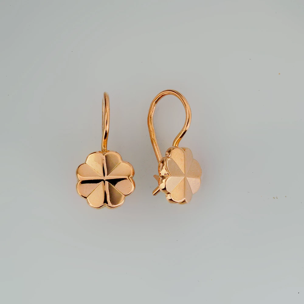 Серьги из красного золота 583 пробы