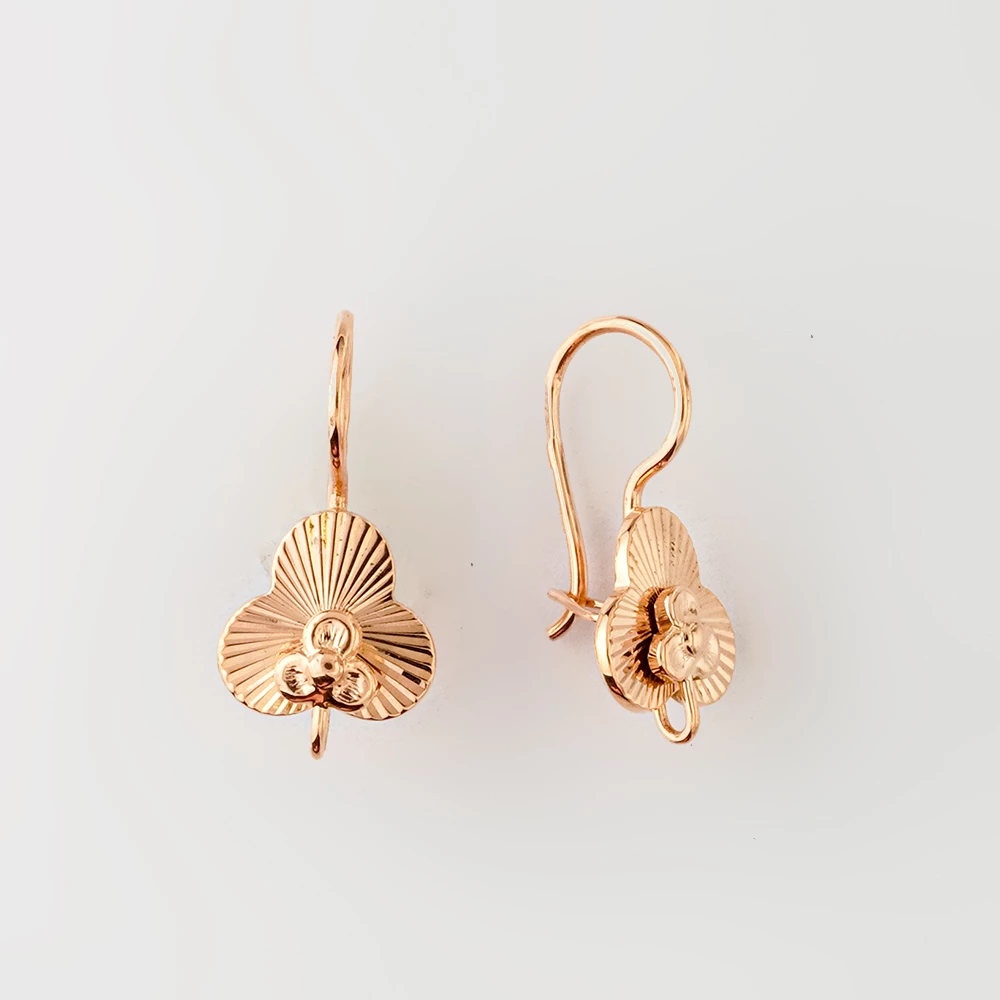 Серьги из красного золота 583 пробы