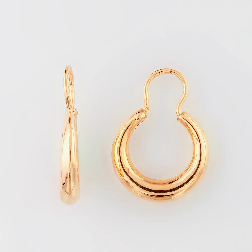 Серьги из красного золота 585 пробы