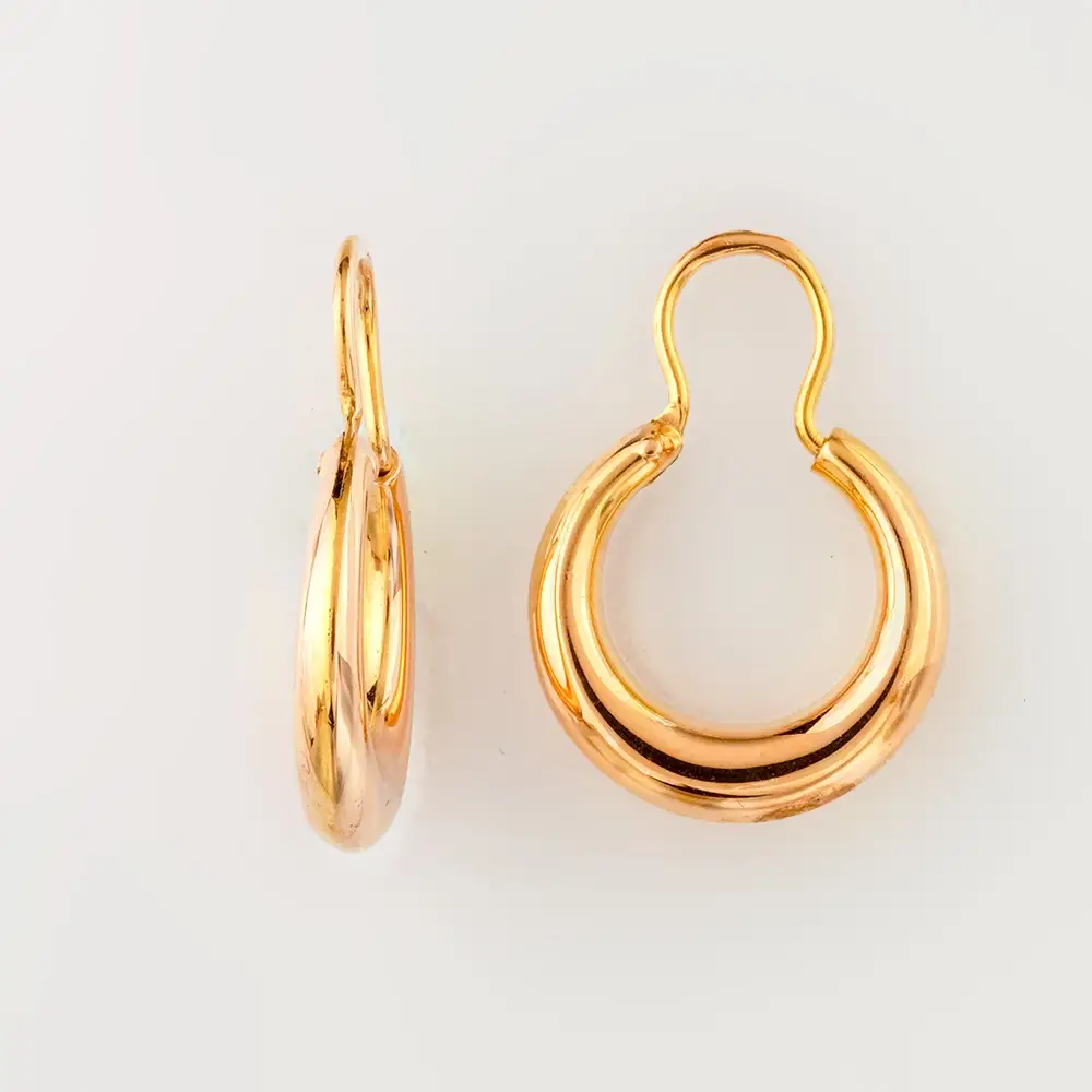 Серьги из красного золота 585 пробы