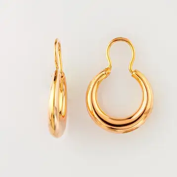 Серьги из красного золота 585 пробы