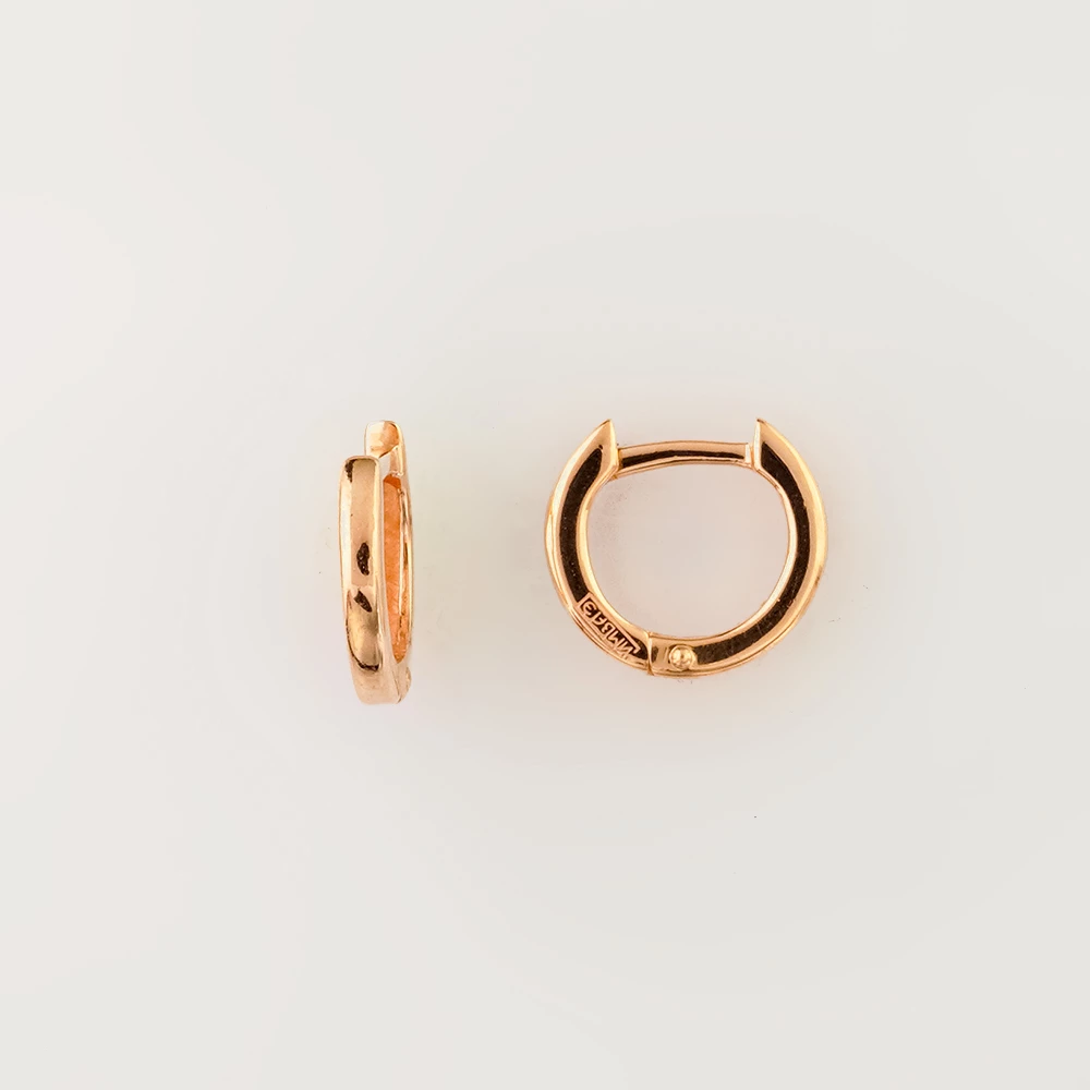 Серьги из красного золота 585 пробы