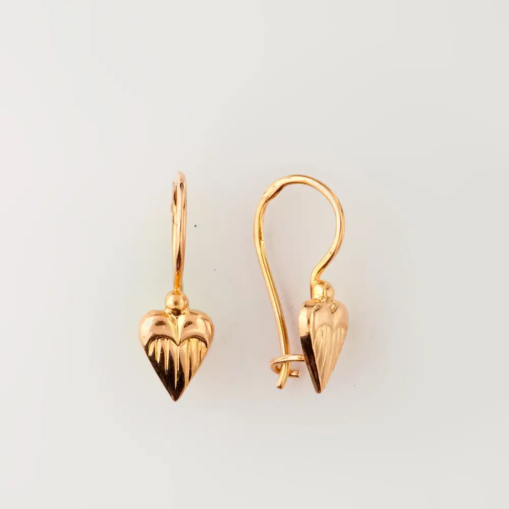 Серьги из красного золота 583 пробы