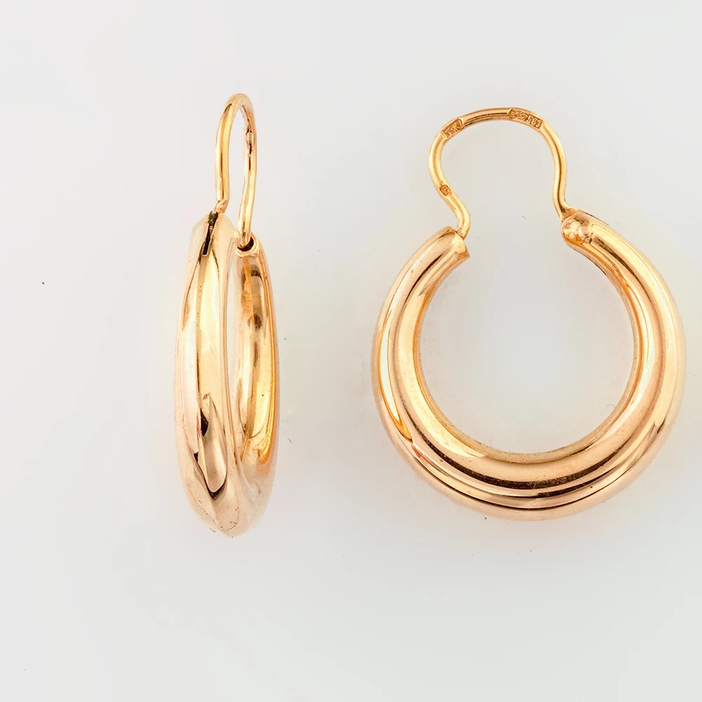 Серьги из красного золота 583 пробы