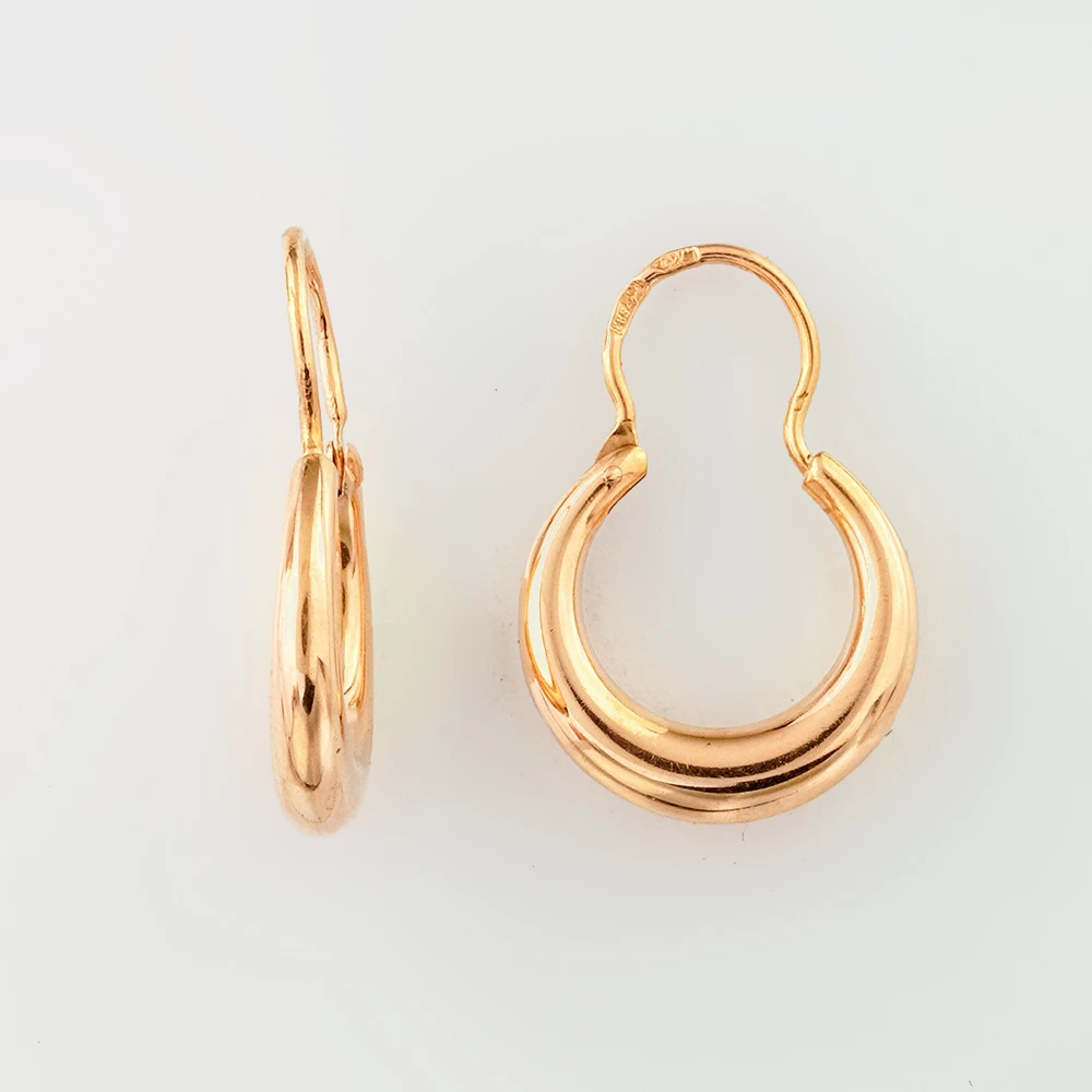 Серьги из красного золота 583 пробы