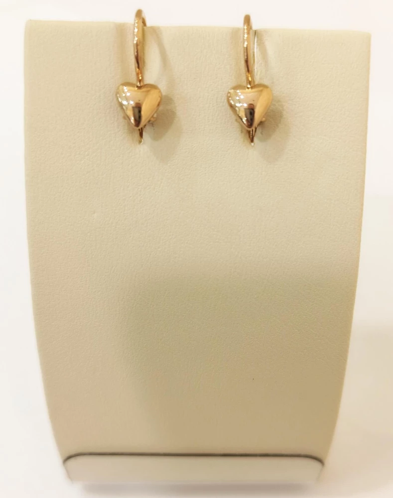 Серьги из красного золота 585 пробы