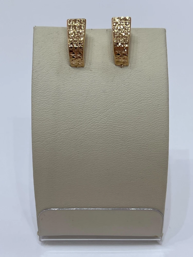 Серьги из красного золота 585 пробы