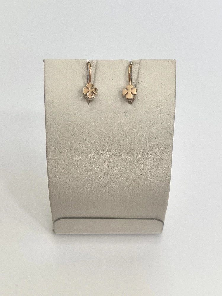 Серьги из красного золота 585 пробы