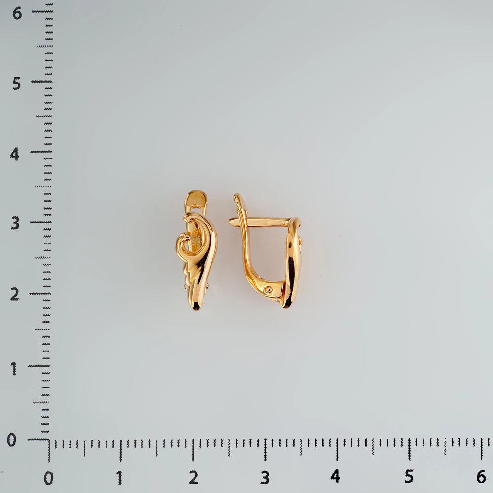 Серьги из красного золота 585 пробы