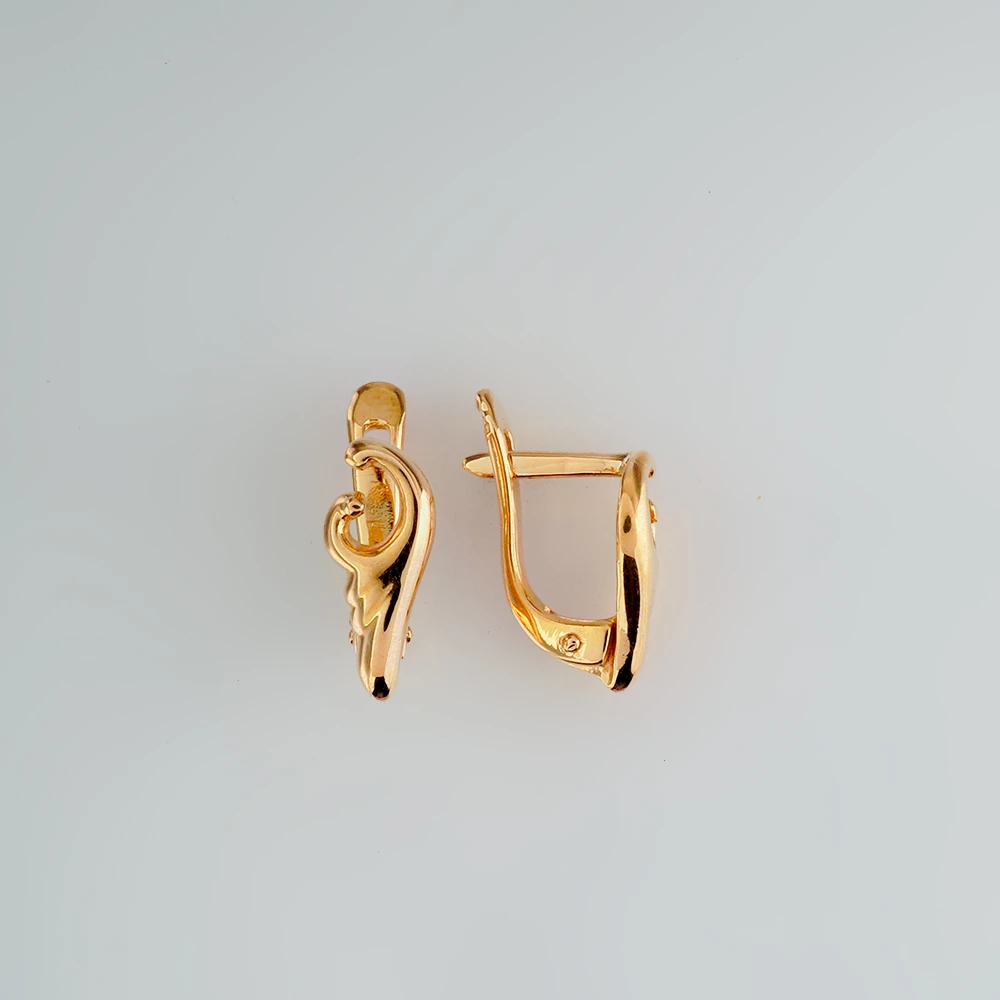 Серьги из красного золота 585 пробы