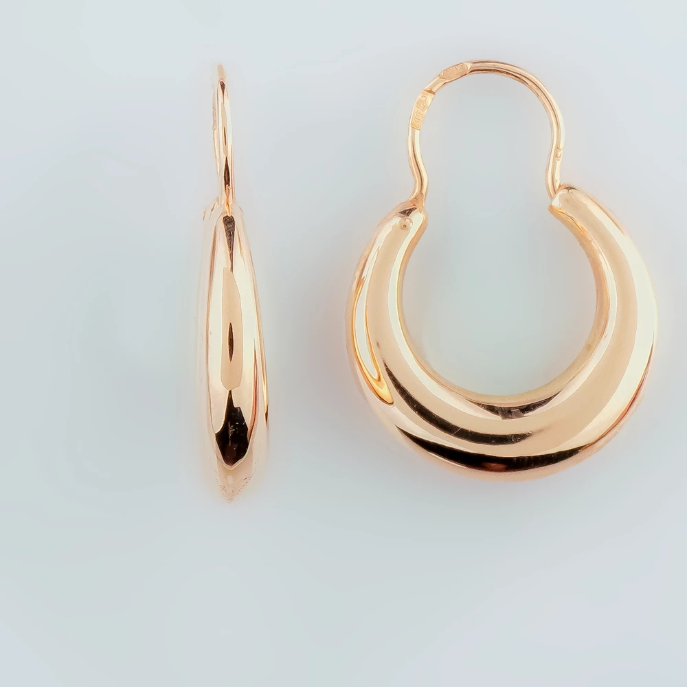 Серьги из красного золота 583 пробы