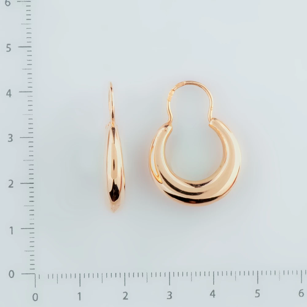 Серьги из красного золота 583 пробы