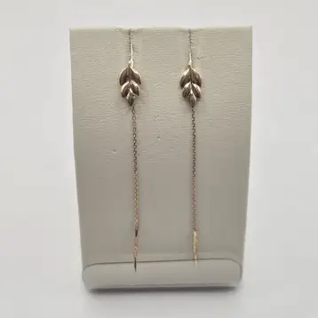 Серьги из красного золота 585 пробы