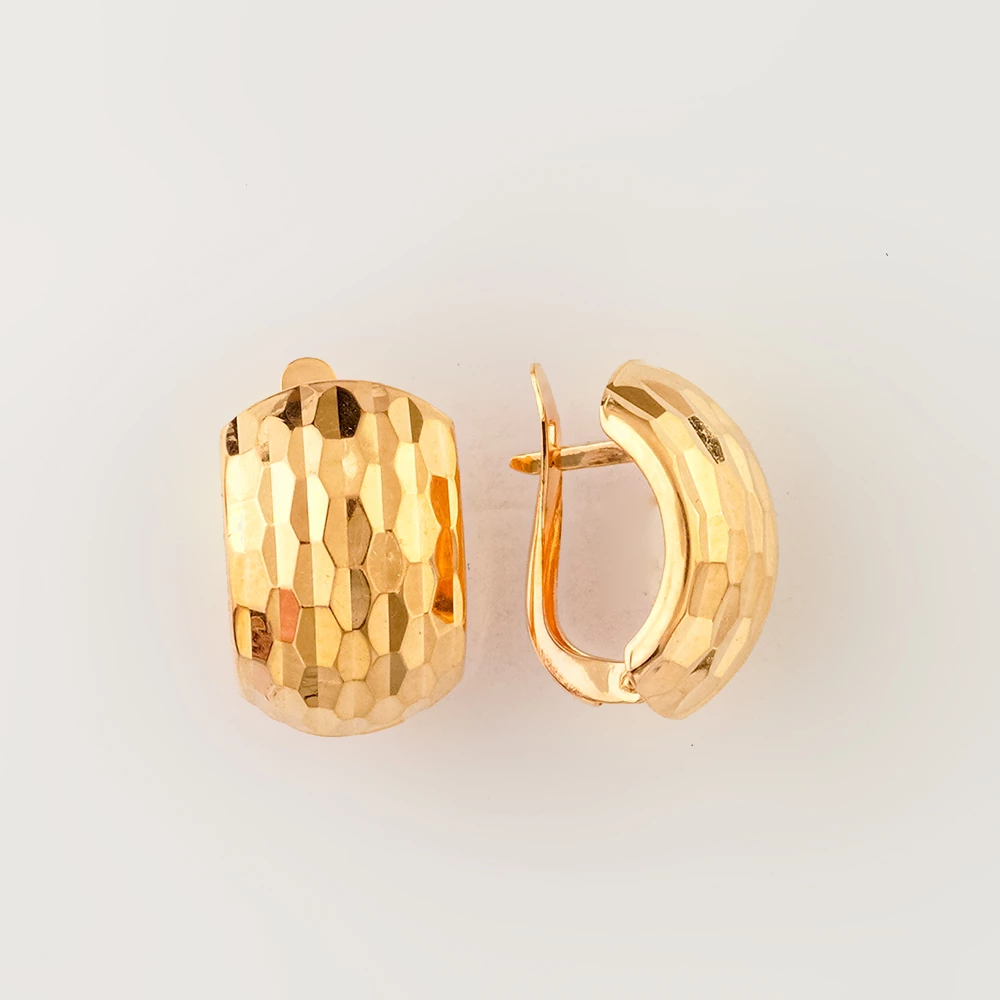 Серьги из красного золота 585 пробы