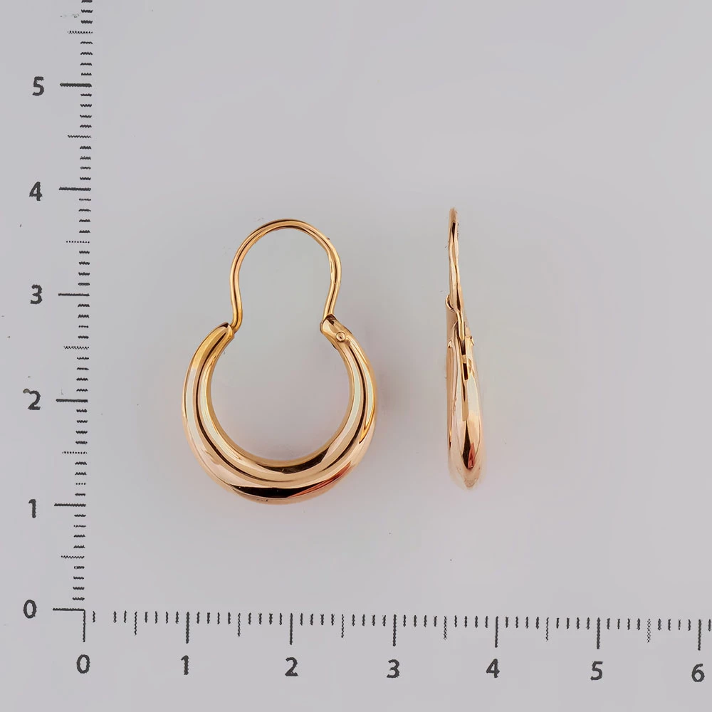 Серьги из красного золота 583 пробы