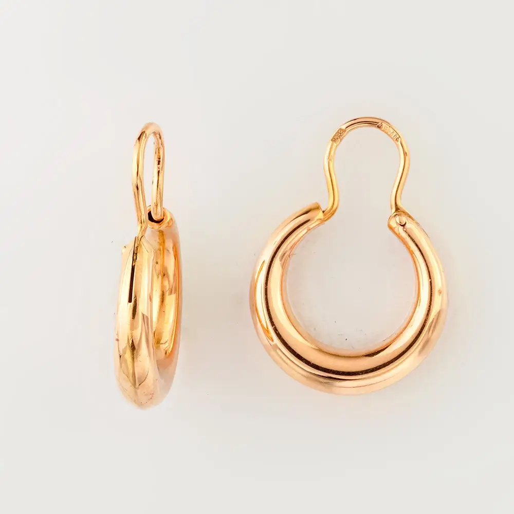 Серьги из красного золота 585 пробы