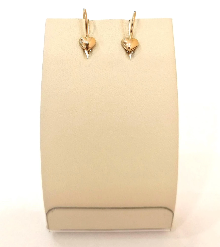 Серьги из красного золота 585 пробы