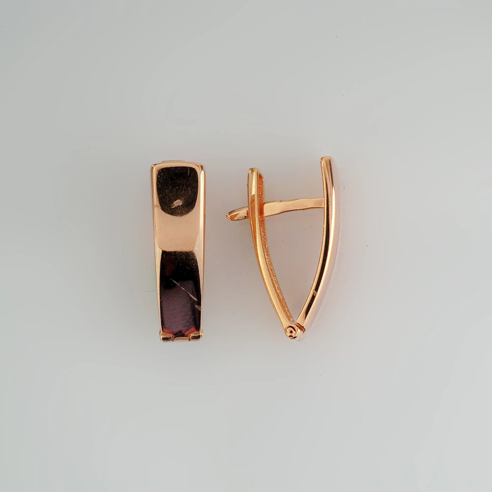 Серьги из красного золота 585 пробы