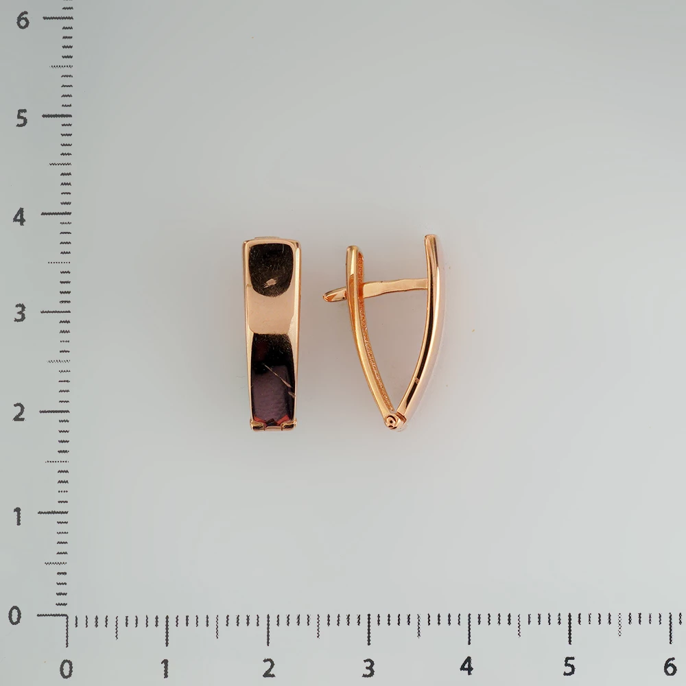 Серьги из красного золота 585 пробы