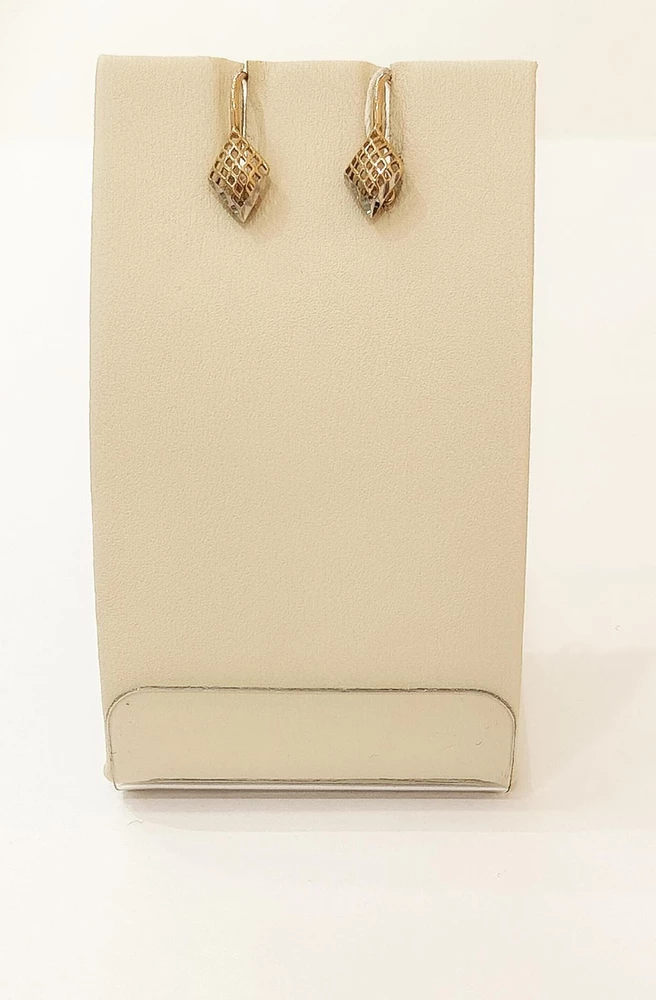 Серьги из красного золота 585 пробы