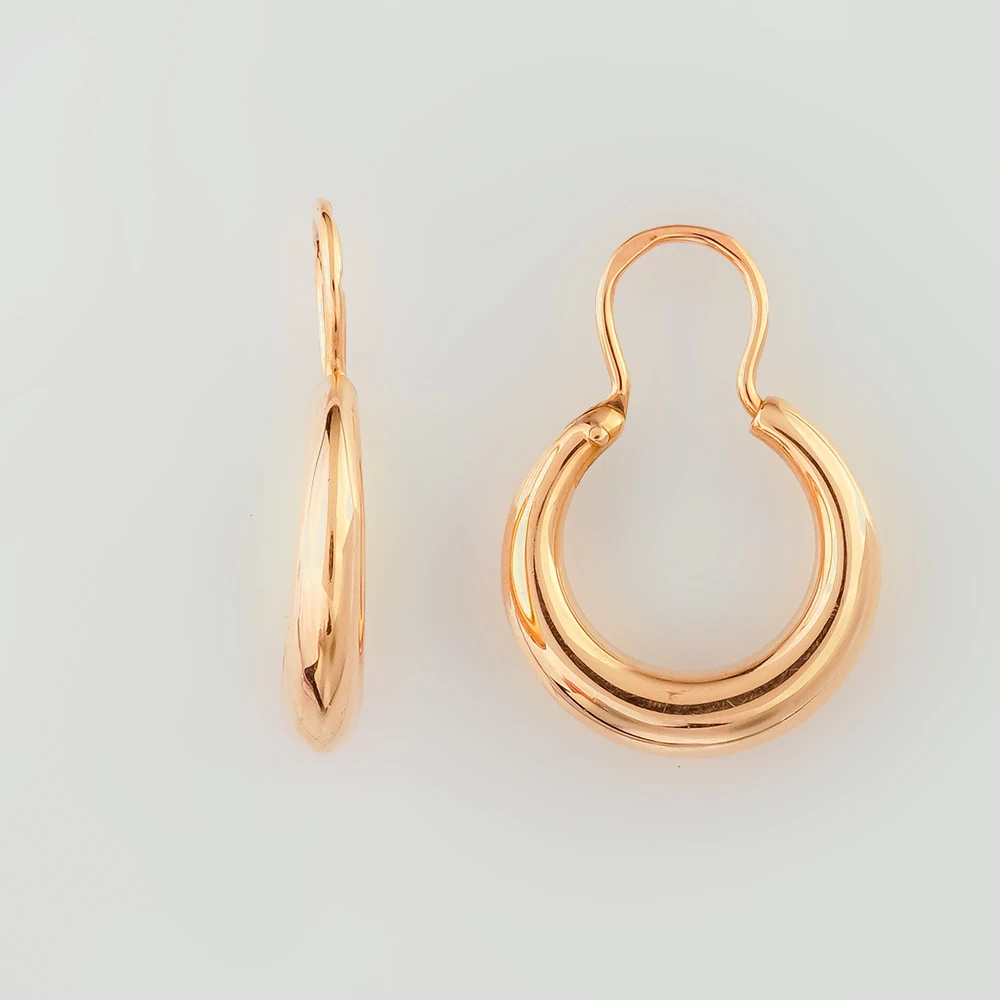 Серьги из красного золота 583 пробы