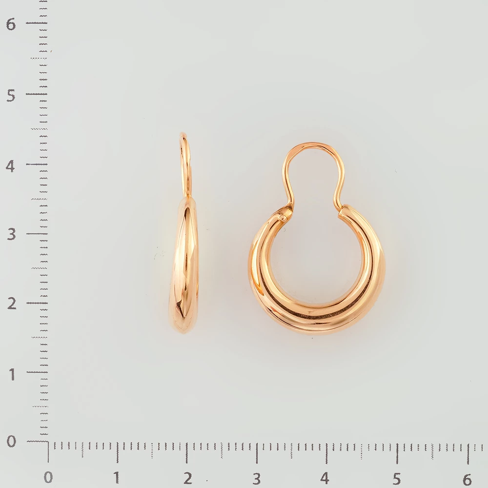 Серьги из красного золота 583 пробы