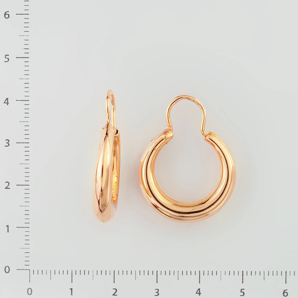 Серьги из красного золота 583 пробы