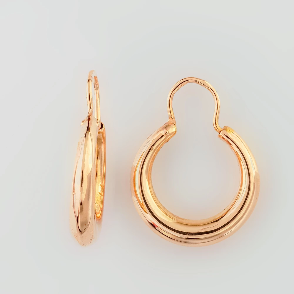 Серьги из красного золота 583 пробы