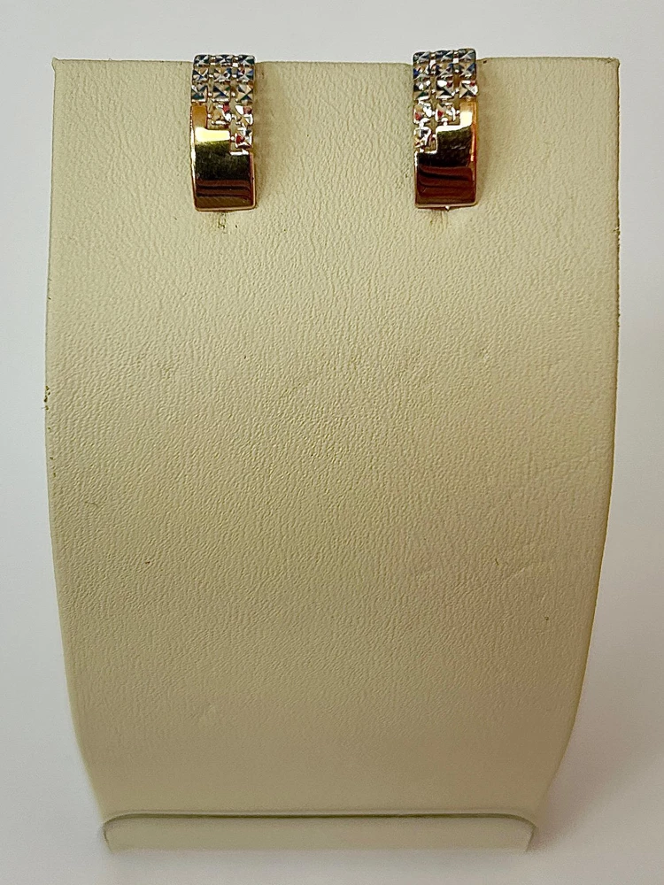 Серьги из красного золота 585 пробы