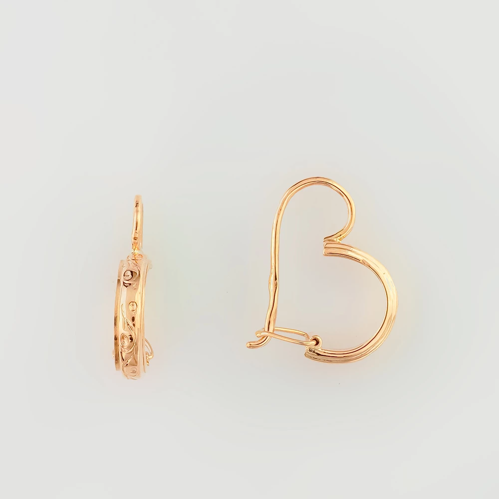 Серьги из красного золота 583 пробы